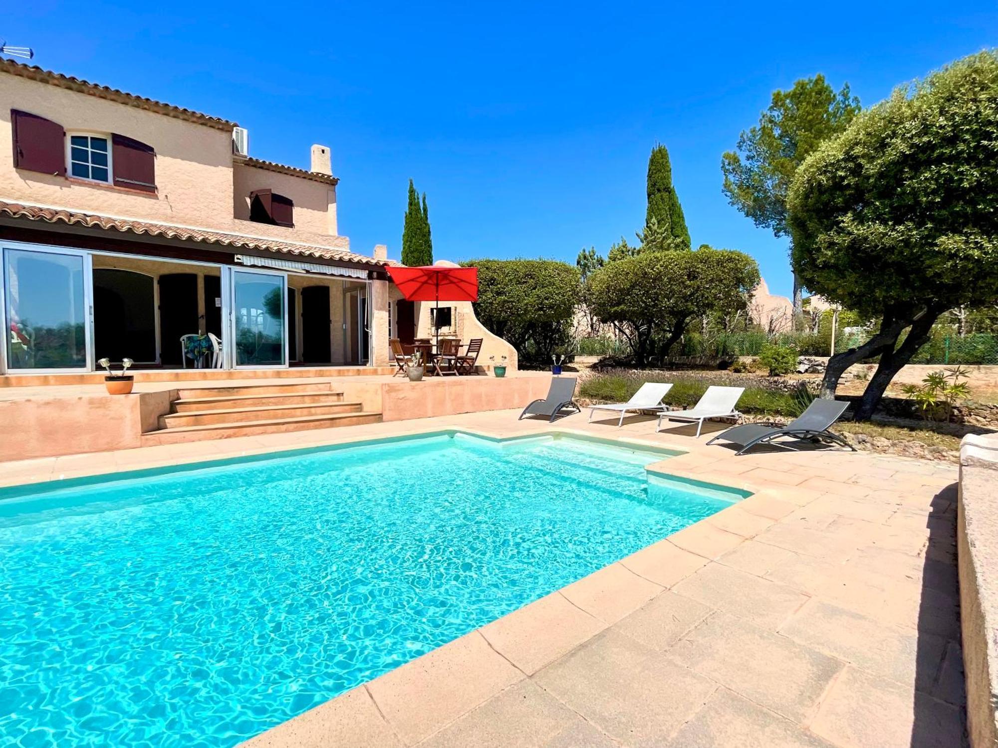 Charming French Riviera Villa // Pool, Seaview, Ac, 9Pax // Saint-Raphaël Екстериор снимка